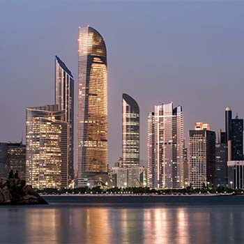 abu-dhabi-seascape-with-skyscrapers