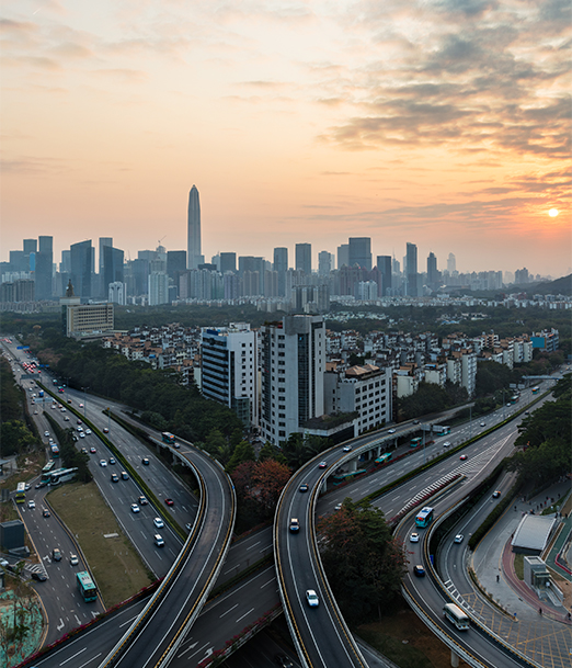 urban-traffic-with-cityscape